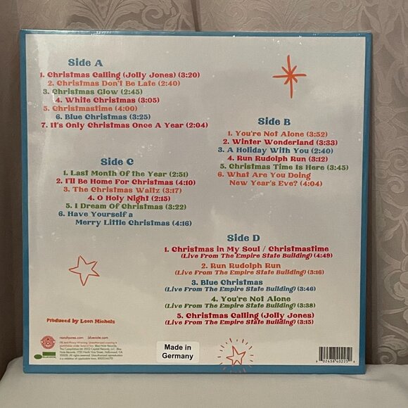 Norah Jones I Dream of Christmas Deluxe - 2 Disc Vinyl Album -NEW Factory Sealed - Picture 2 of 3